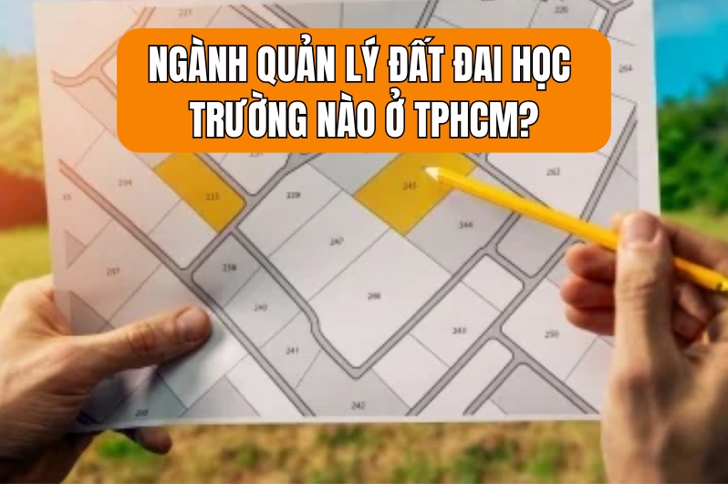 Ngành Quản lý đất đai học trường nào ở TPHCM