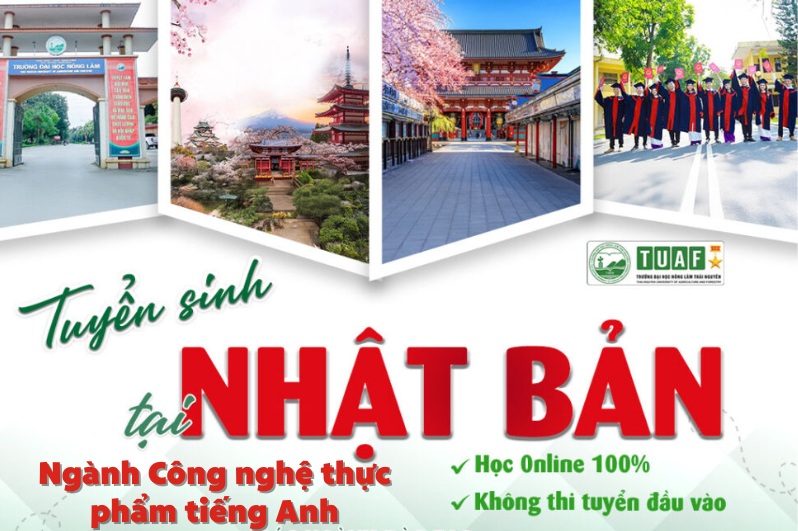 Ngành công nghệ thực phẩm tiếng Anh hệ từ xa tại Nhật Bản